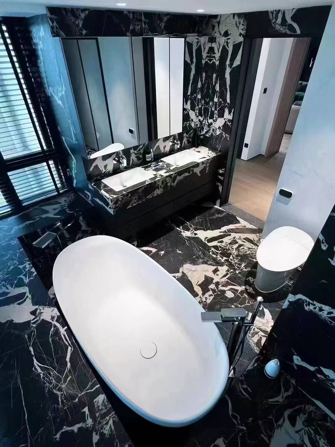 4 billes noires supérieures pour le design d'intérieur