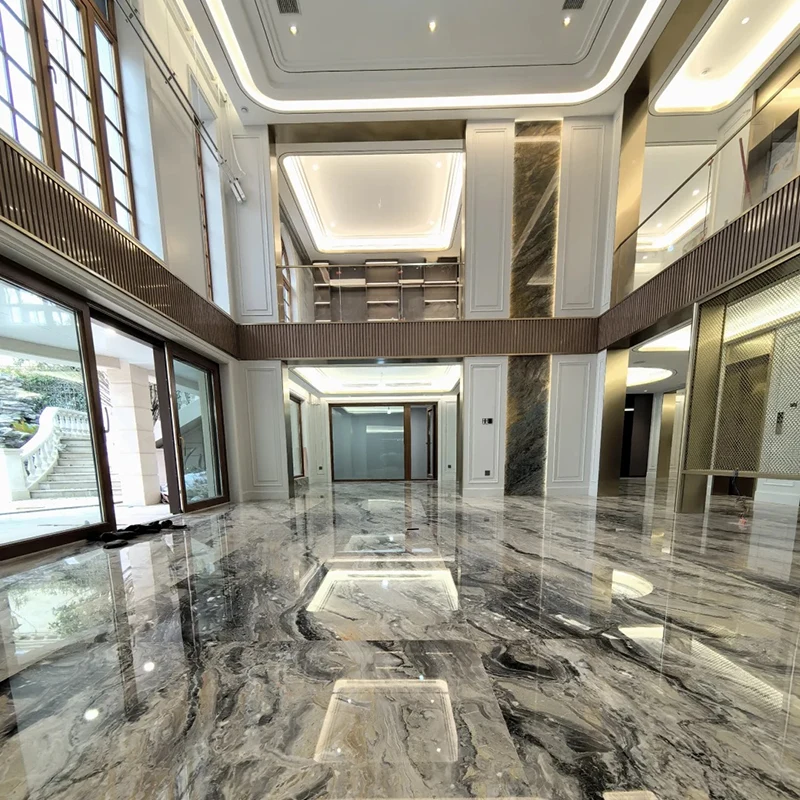 Arabesatato Orobico Grigio Marble Slab