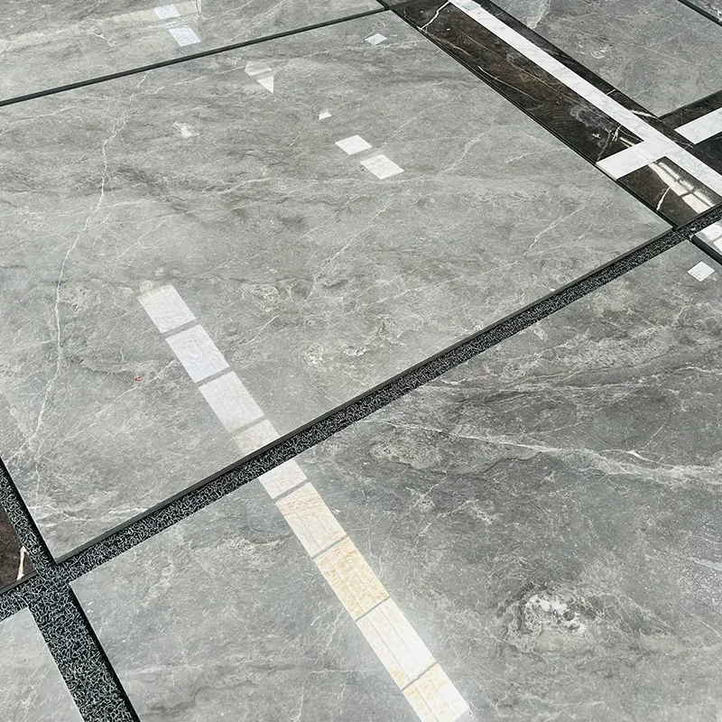 Hermes Tiles de sol en marbre gris